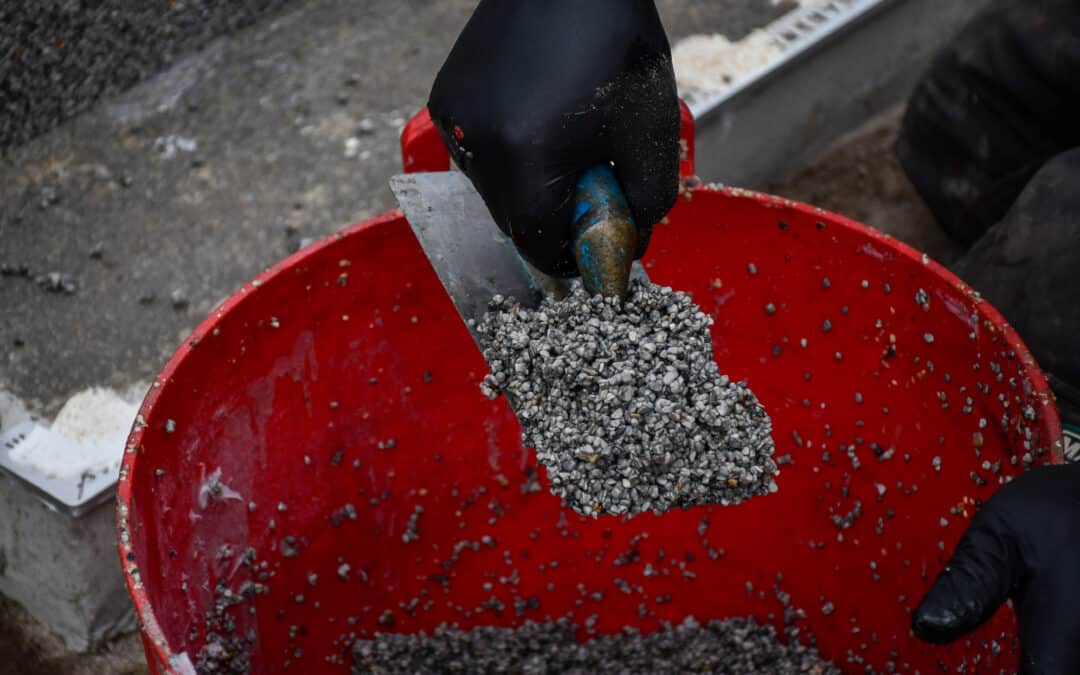 TERRASSE EN MOQUETTE DE PIERRE